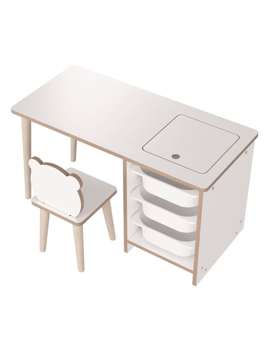 Hanah Home Juego de Mesa para Niños Soho - Blanco